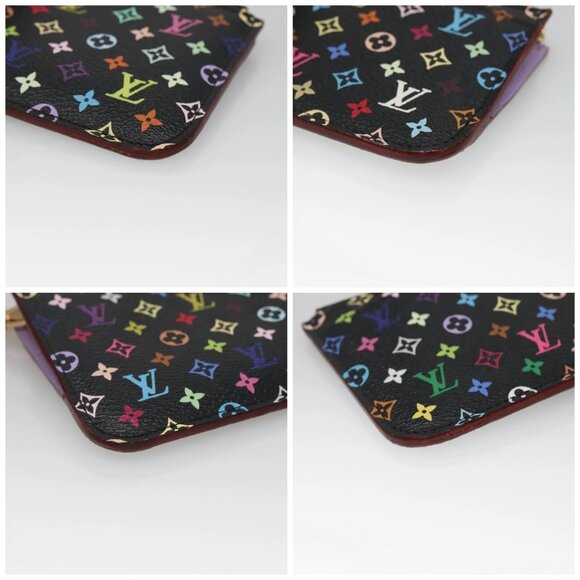 LOUIS VUITTON Monogram Pochette Cles NM Coin Purse Black M60279 Auth 131837 - Picture 16 of 16